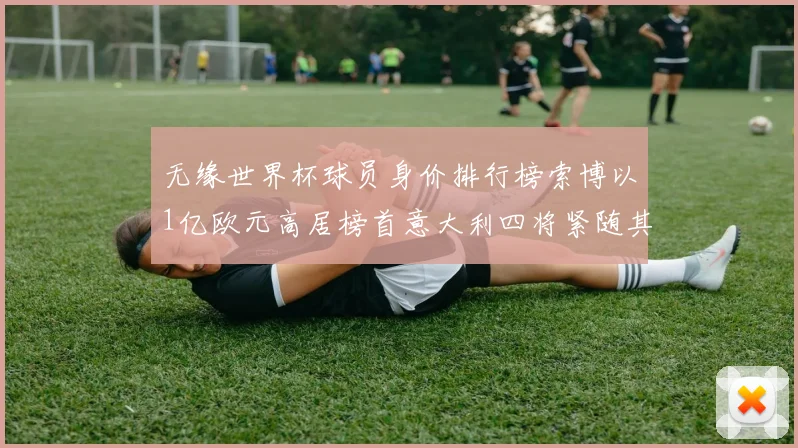 无缘世界杯球员身价排行榜索博以1亿欧元高居榜首意大利四将紧随其后